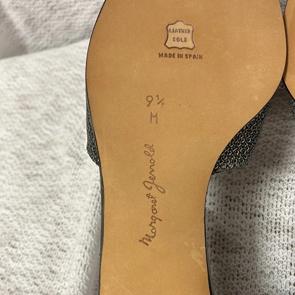 Margaret Jerrold silver, leather, tee strap, Mary Janes, New Size 9.5M - Picture 7 of 8